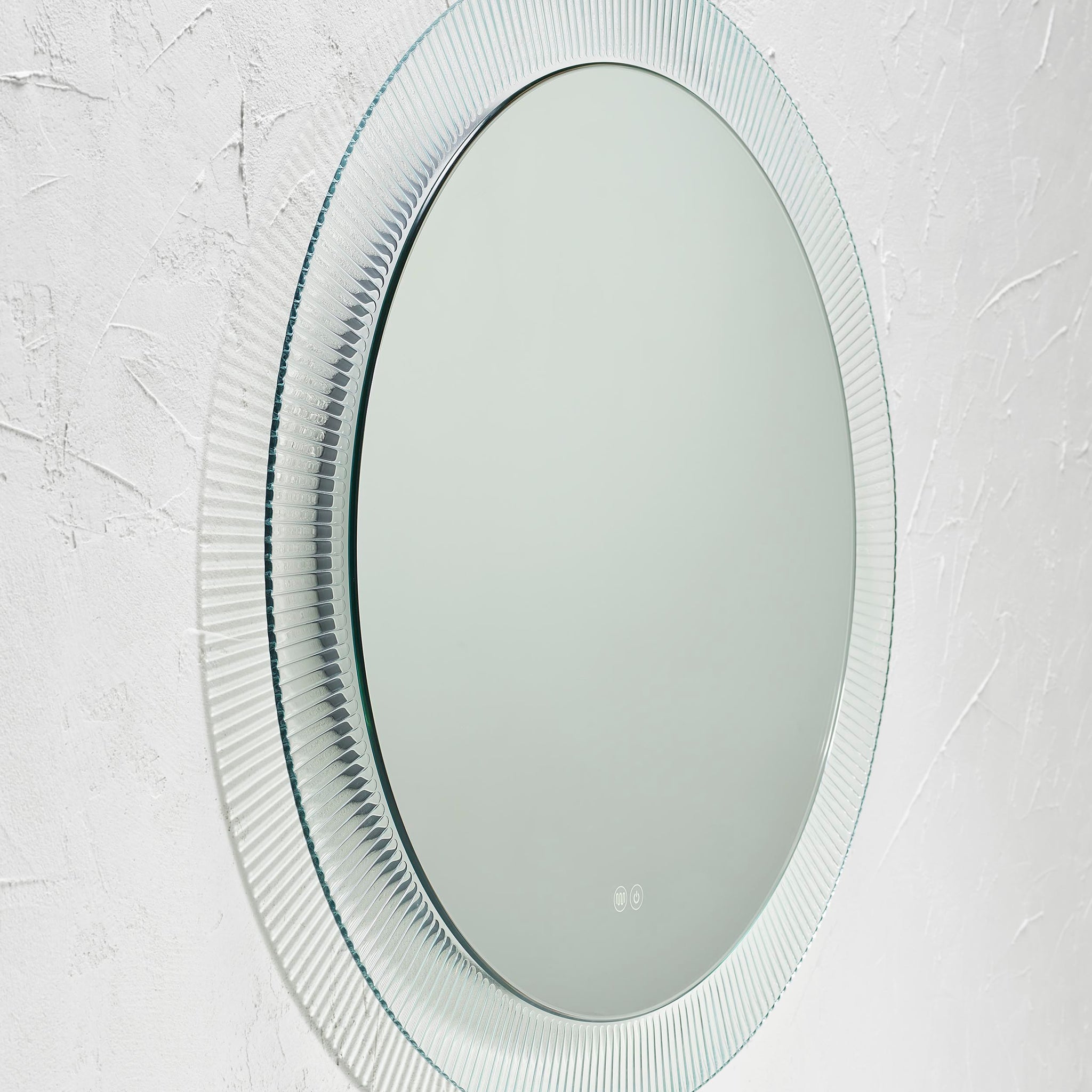 Frameless Vanity Mirror with LED Lights