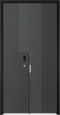 Steel Entrance Door — front view