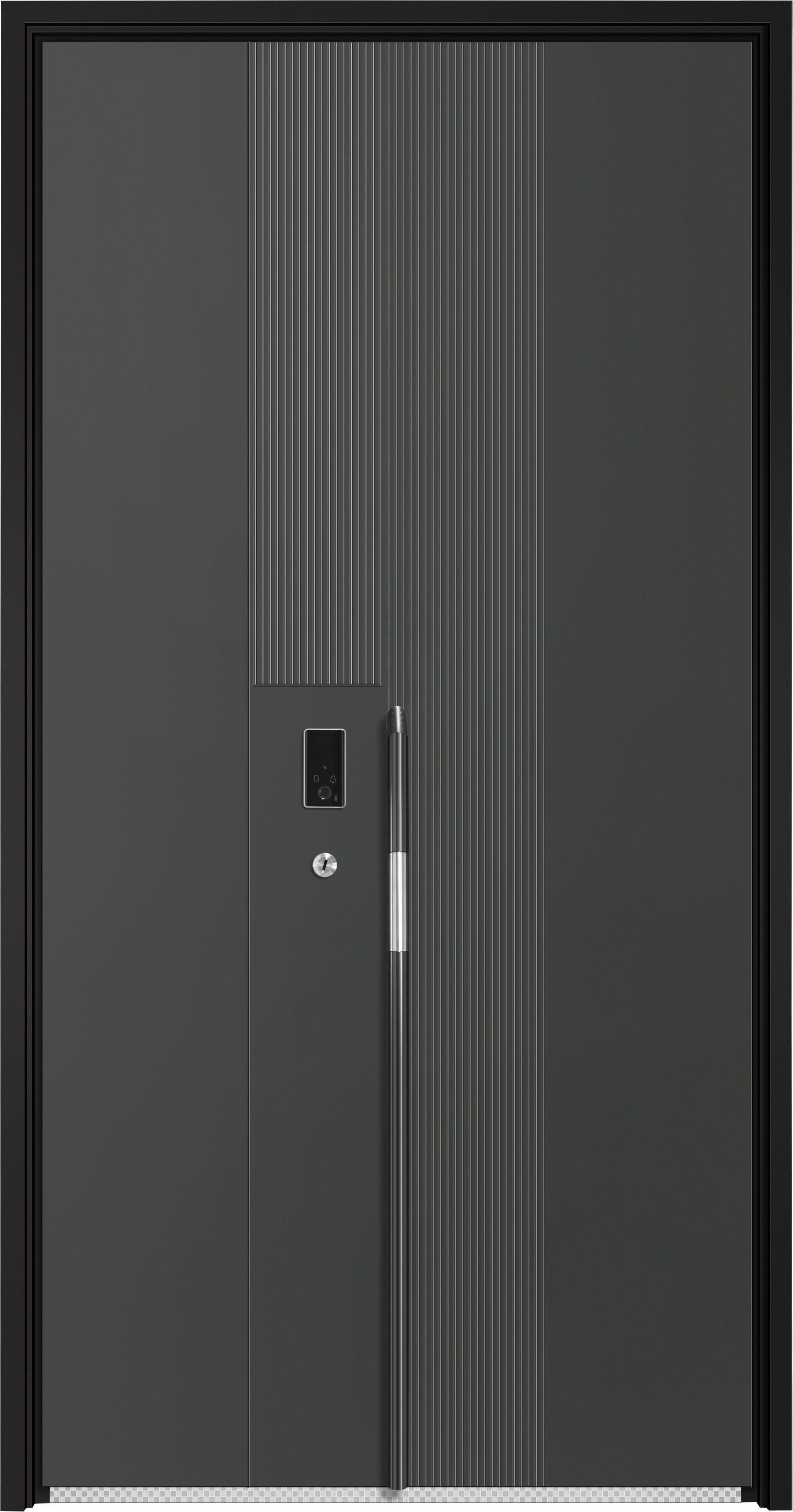 Steel Entrance Door — front view