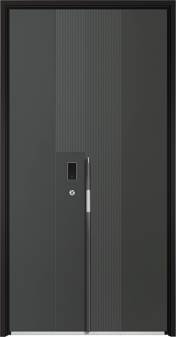 Steel Entrance Door — front view