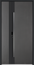 Aluminum Entrance Door — front view